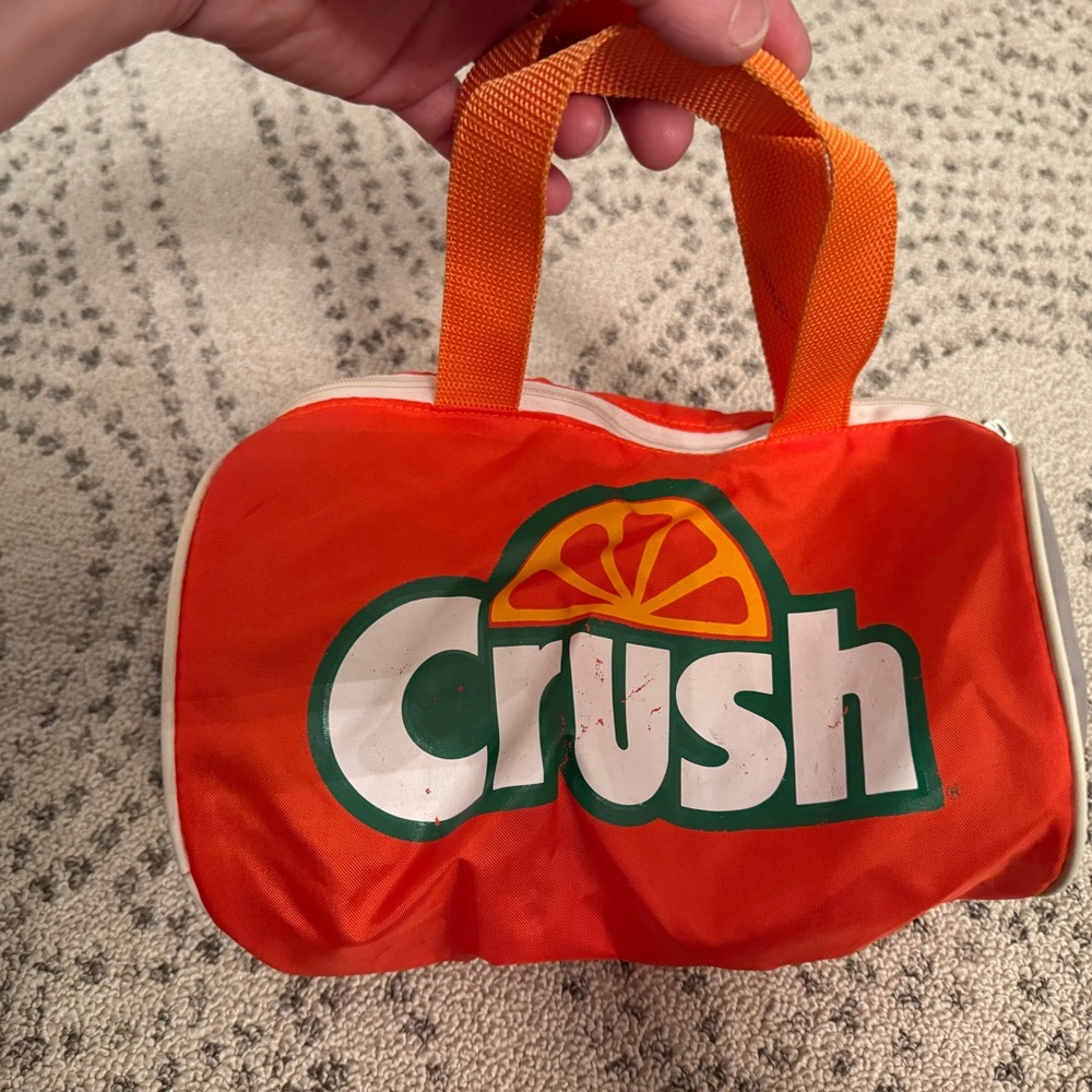 Crush Logo Orange Mini Duffel Bag - Picture 3 of 4